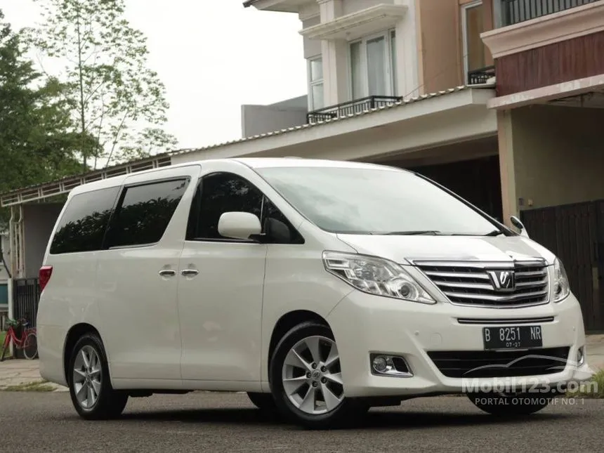 Jual Mobil Toyota Alphard 2012 G 2.4 di DKI Jakarta Automatic MPV Putih Rp 235.000.000