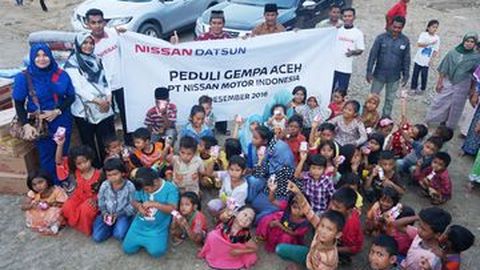 Nissan Beri Bantuan Untuk Korban Gempa Aceh