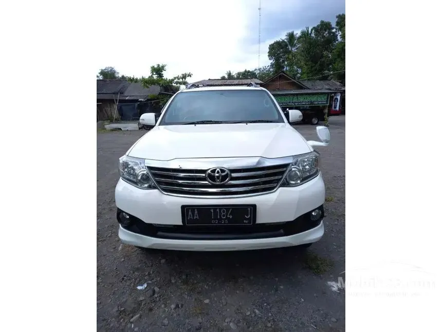Jual Mobil Toyota Fortuner 2014 G 2.5 di Jawa Tengah Automatic SUV Putih Rp 265.000.000
