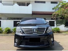 2014 Toyota Alphard 2.4 S NEW MODEL 2014 Register 2015 Black Km49Rb TOTAL DP 95 JUTA