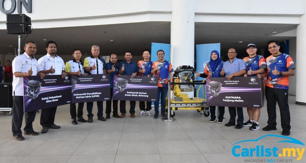 ​​​​​​​Proton gets involved in education - donates seven 1.5 TGDi engines to IPTAs to empower educations and inspire future automotive experts