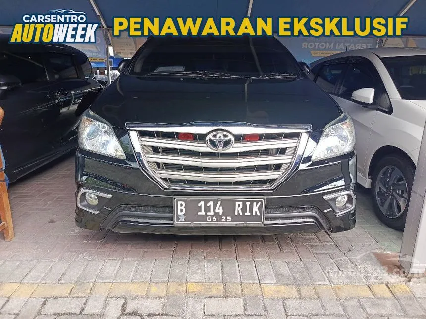 Jual Mobil Toyota Kijang Innova 2015 G Luxury 2.0 di Yogyakarta Automatic MPV Hitam Rp 175.000.000