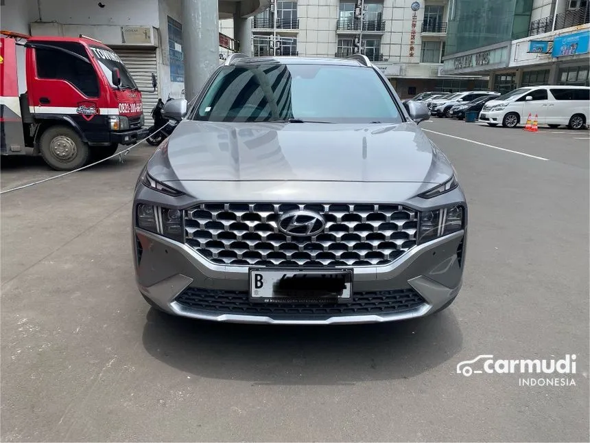 Jual Mobil Hyundai Santa Fe 2022 Signature 2.2 di Banten Automatic SUV Abu