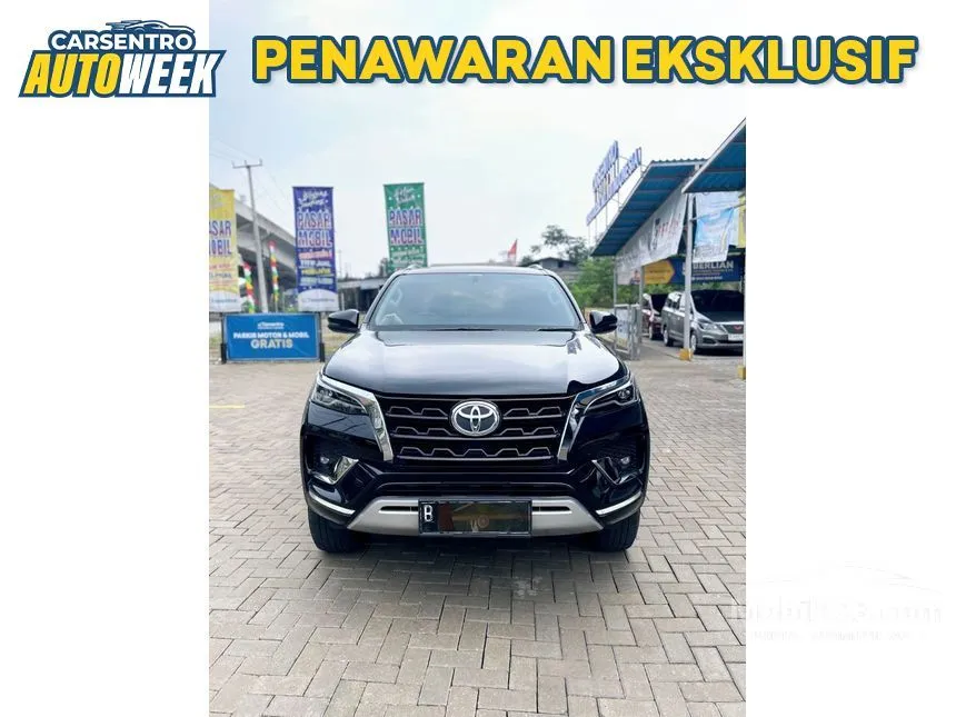 Jual Mobil Toyota Fortuner 2021 VRZ 4X2 2.4 di Jawa Barat Automatic SUV Hitam Rp 462.000.000
