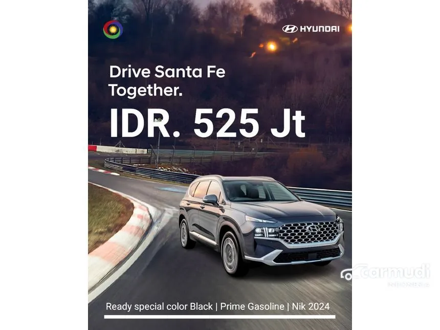Jual Mobil Hyundai Santa Fe 2024 Prime 2.5 di DKI Jakarta Automatic SUV Hitam Rp 600.000.000