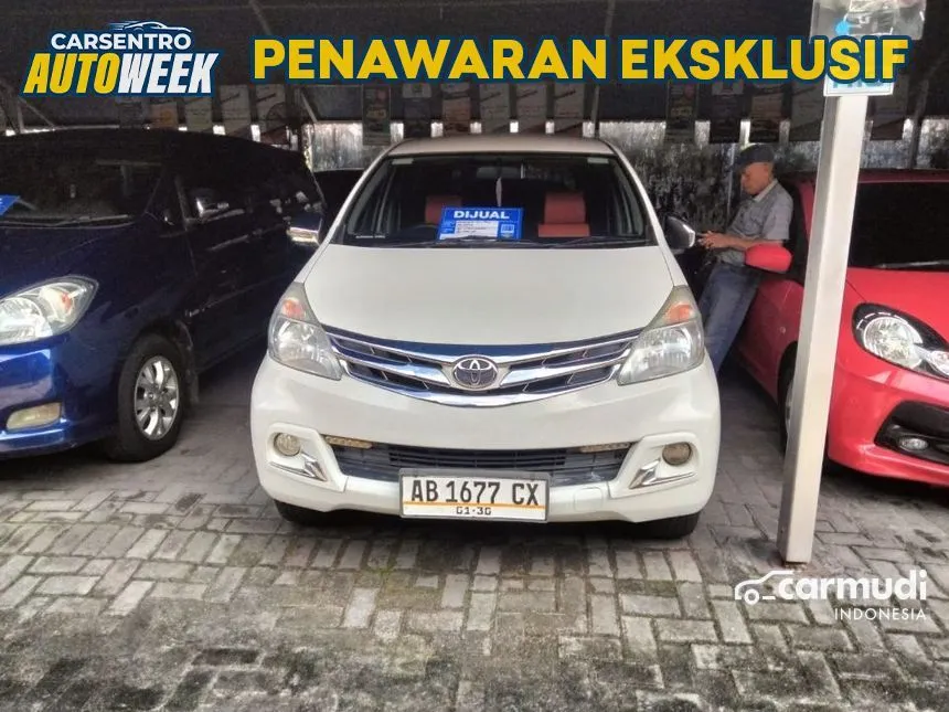 Jual Mobil Toyota Avanza 2014 G 1.3 di Yogyakarta Manual MPV Putih Rp 124.500.000