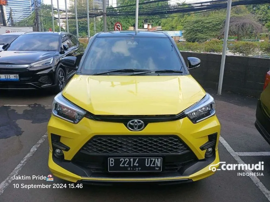 Jual Mobil Toyota Raize 2021 GR Sport TSS 1.0 di DKI Jakarta Automatic Wagon Kuning Rp 204.000.000