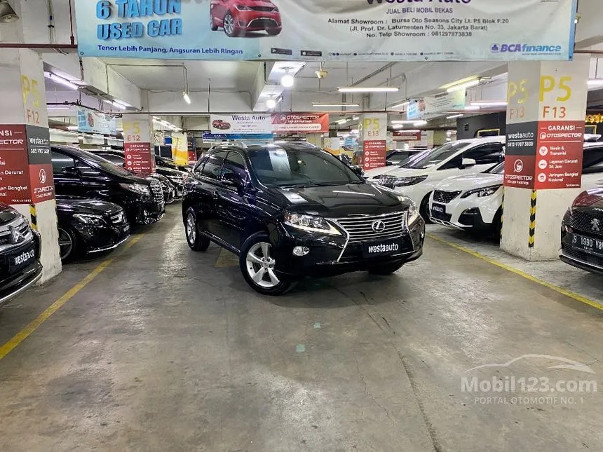 Jual Mobil Lexus RX270 2012 RX270 2.7 di DKI Jakarta Automatic SUV Hitam Rp 265.000.000