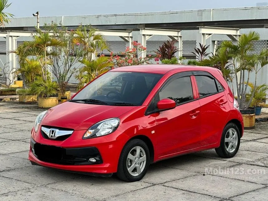 Jual Mobil Honda Brio 2015 E 1.2 di DKI Jakarta Automatic Hatchback Merah Rp 105.000.000