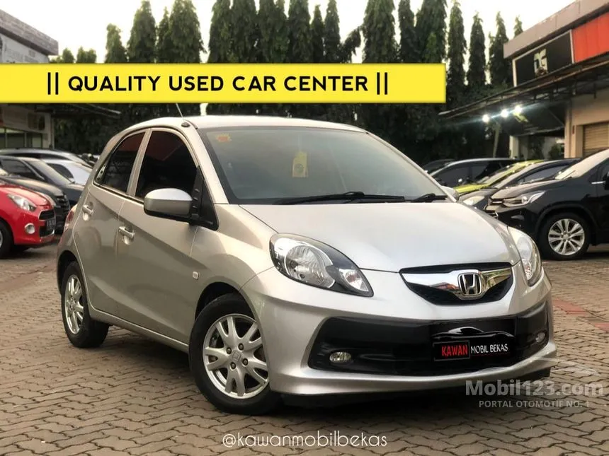 Jual Mobil Honda Brio 2014 Satya E 1.2 di DKI Jakarta Manual Hatchback Silver Rp 85.000.000