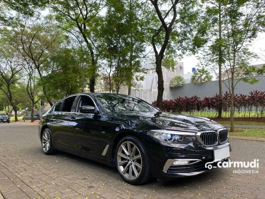 Jual Mobil BMW 520i 2018 Luxury 2.0 di Banten Automatic Sedan Hitam Rp 495.000.000