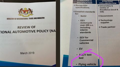 Khairy Asks If National Automotive Policy's Inclusion Of Flying Vehicles Is For Real