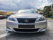 2007 Lexus IS250 2.5 Sedan Keyless Push Start, 6-Speed Paddleshift, Reverse Camera, Full Leather, Japan Spec 1 Owner TipTop Conditions