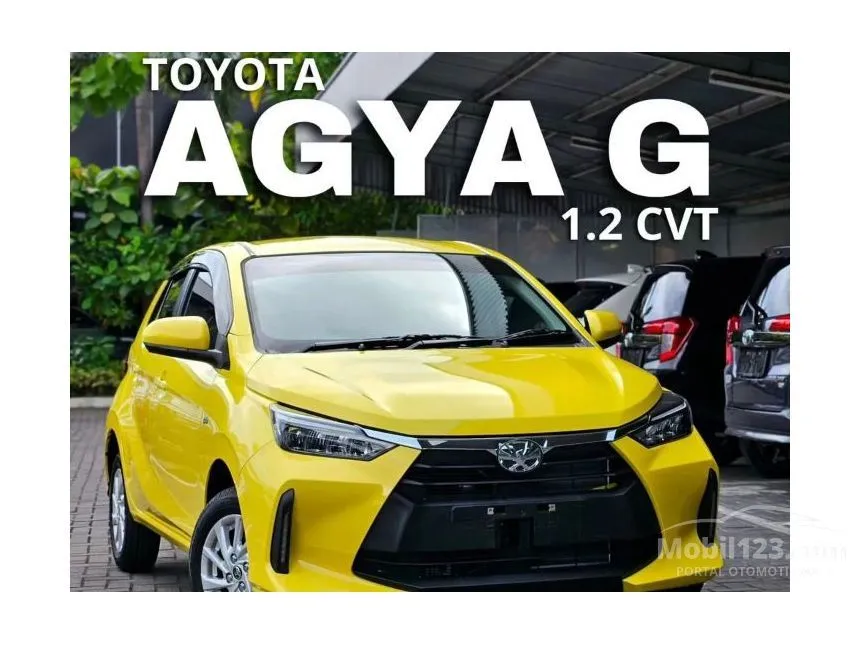 Jual Mobil Toyota Agya 2024 G 1.2 di Banten Automatic Hatchback Kuning Rp 175.400.000