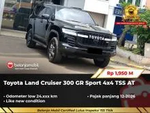 2023 Toyota Land Cruiser 3.3 300 GR-S SUV TSS AT Hitam Metalik NIK 2023 [ LOW KM 24RB ]