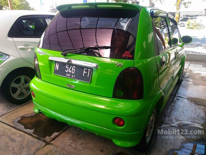 Jual Mobil Chery QQ 2010 1.0 di Jawa Timur Manual Hatchback Hijau Rp 39