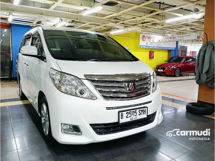 Jual Mobil Toyota Alphard 2012 G 2.4 di DKI Jakarta Automatic MPV Putih Rp 225.000.000