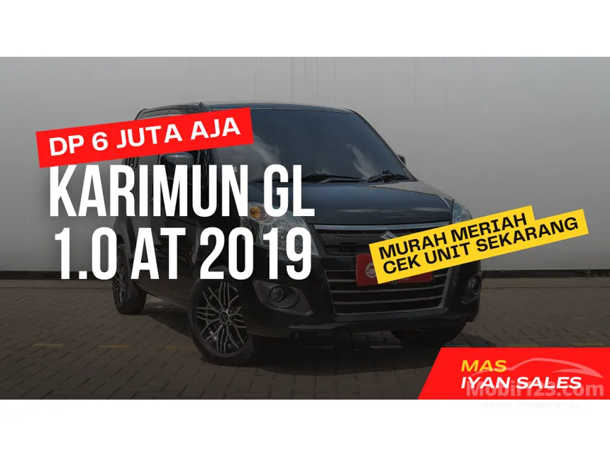 Jual Mobil Suzuki Karimun Wagon R 2019 GL Wagon R 1.0 di Jawa Barat Automatic Hatchback Hitam Rp 6.000.000
