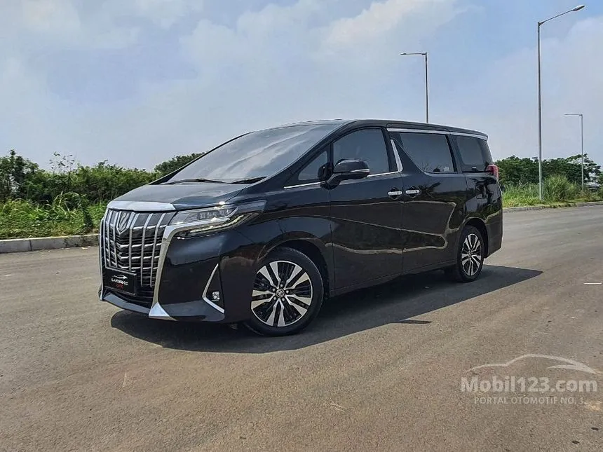 Jual Mobil Toyota Alphard 2021 G 2.5 di Banten Automatic Van Wagon Hitam Rp 955.000.000