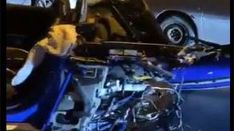 Supercar Rentalan Hancur Terbakar, Pengemudi Narsis di Medsos Lalu Buron