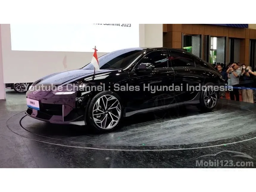 Jual Mobil Hyundai IONIQ 6 2023 Signature Long Range di Banten Automatic Sedan Hitam Rp 1.110.000.000
