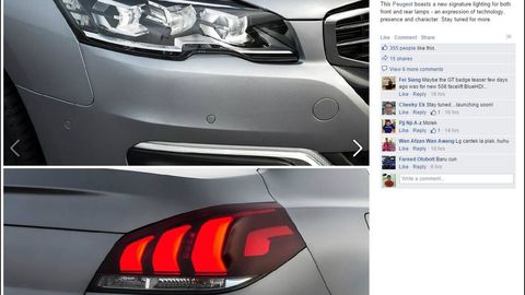 2015 Peugeot 508 Facelift Teased On Local Facebook Page: Malaysian Debut Soon?