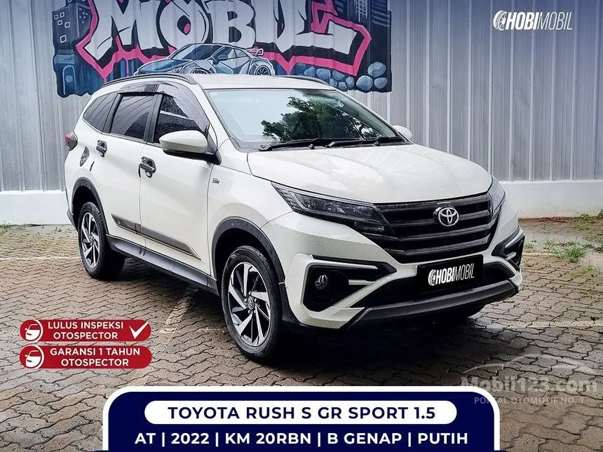 Jual Mobil Toyota Rush 2022 GR Sport 1.5 di DKI Jakarta Automatic SUV Putih Rp 235.000.000