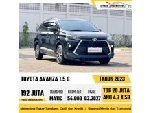 2023 Toyota Avanza 1.5 G MPV Matic Hitam Elegant Cocok Untuk Keluarga Irit BBM