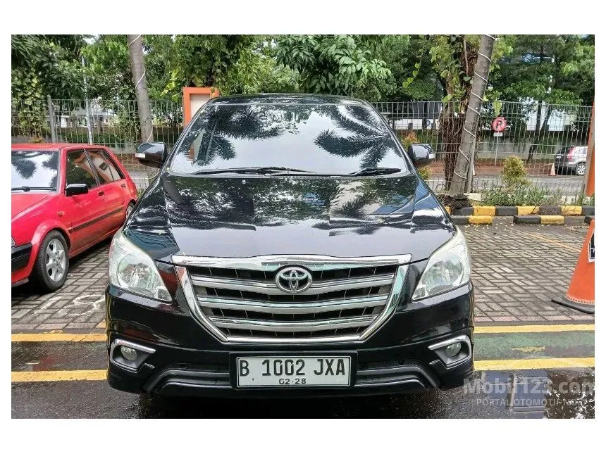 Jual Mobil Toyota Kijang Innova 2015 V Luxury 2.0 di Banten Automatic MPV Hitam Rp 202.000.000