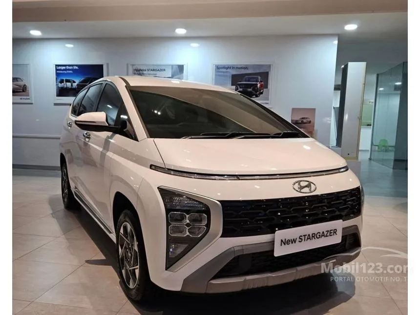 Jual Mobil Hyundai Stargazer 2024 Prime 1.5 di Banten Automatic Wagon Putih Rp 320.900.000