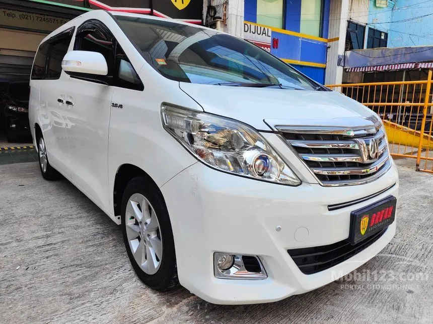 Jual Mobil Toyota Alphard 2012 V Q 3.5 di DKI Jakarta Automatic MPV Putih Rp 315.000.000