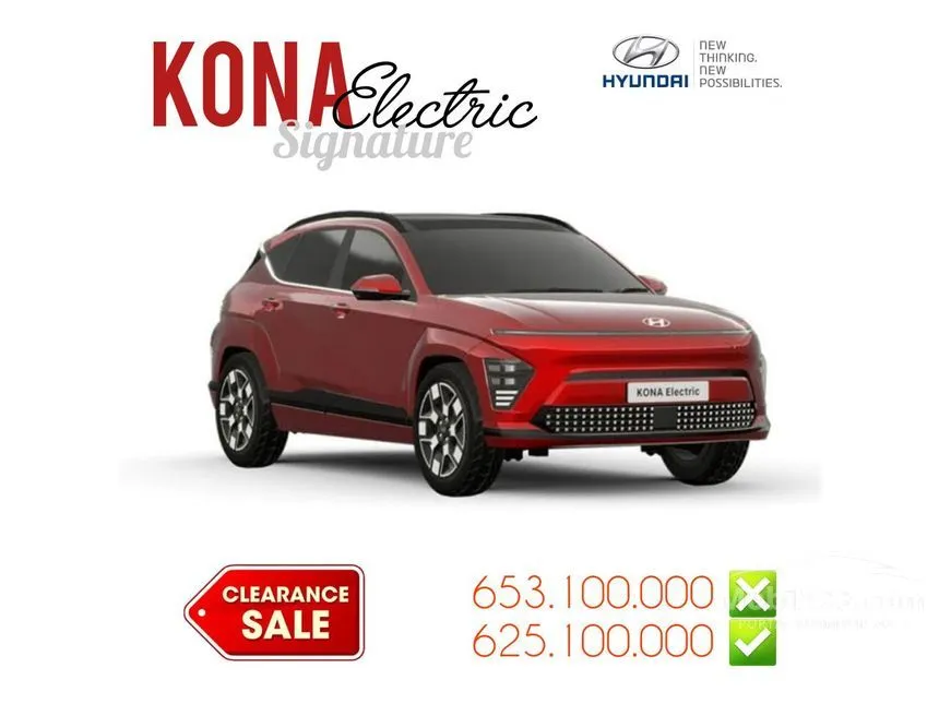 Jual Mobil Hyundai Kona 2024 Electric Long Range Signature di DKI Jakarta Automatic Wagon Merah Rp 625.100.000