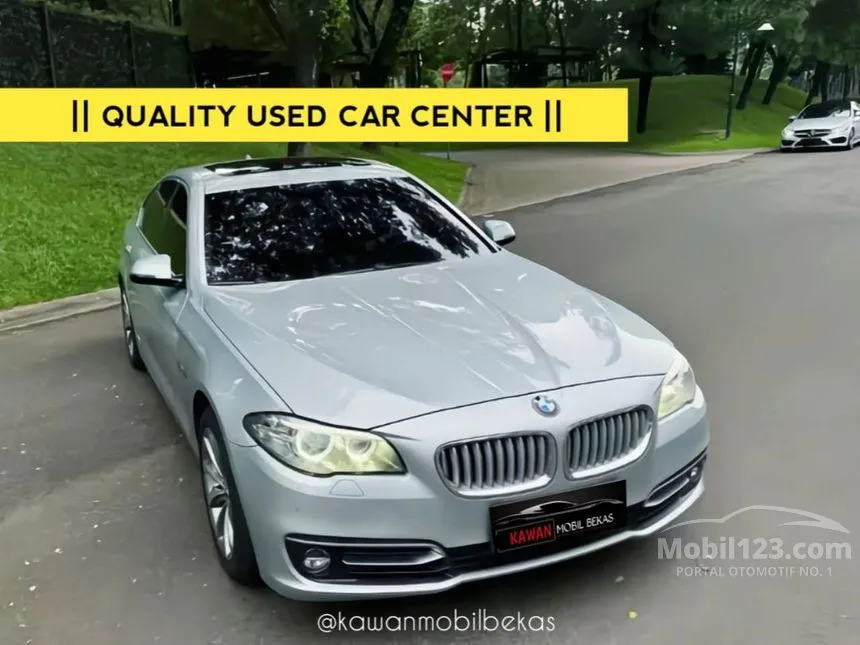 Jual Mobil BMW 520i 2015 Modern 2.0 di Banten Automatic Sedan Abu