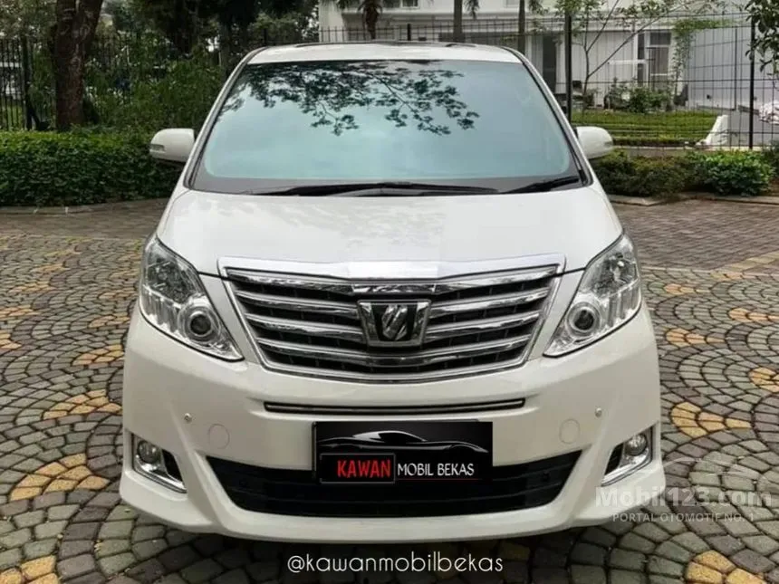 Jual Mobil Toyota Alphard 2013 G 2.4 di DKI Jakarta Automatic MPV Putih Rp 315.000.000