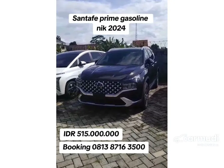 Jual Mobil Hyundai Santa Fe 2024 Prime 2.5 di Banten Automatic SUV Hitam Rp 515.000.000