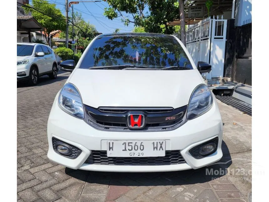 Jual Mobil Honda Brio 2016 RS 1.2 di Jawa Timur Automatic Hatchback Putih Rp 135.000.000