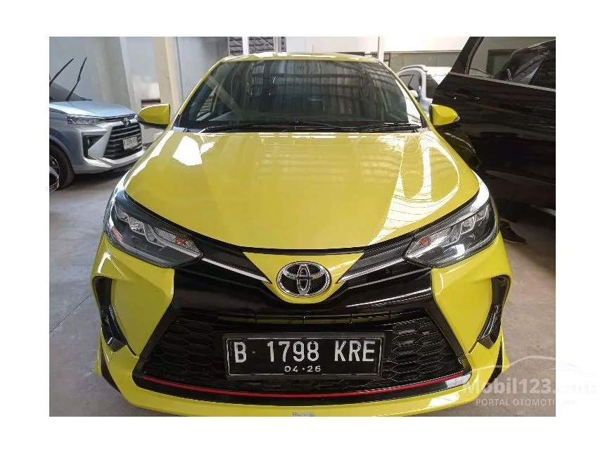Jual Mobil Toyota Yaris 2021 TRD Sportivo 3 AB 1.5 di DKI Jakarta Automatic Hatchback Kuning Rp 212.000.000