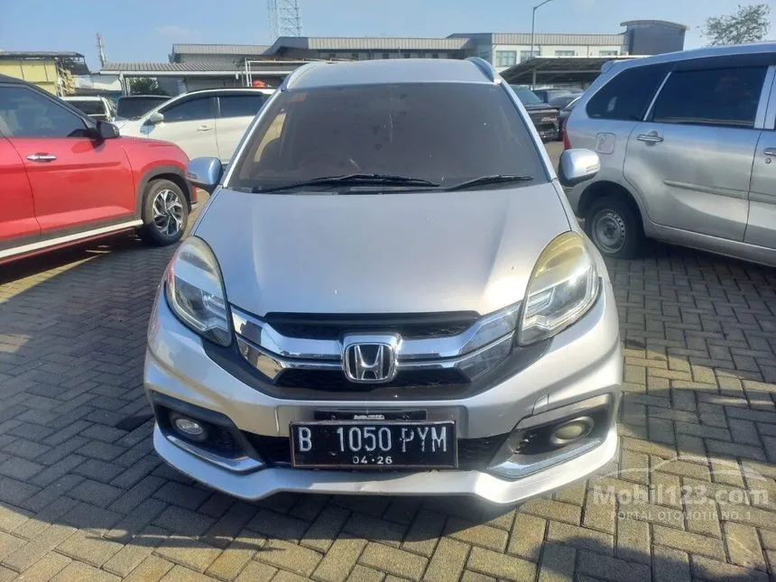 Jual Mobil Honda Mobilio 2015 RS 1.5 di DKI Jakarta Automatic MPV Silver Rp 120.000.000