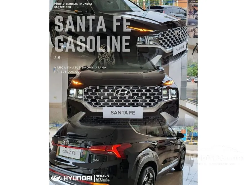 Jual Mobil Hyundai Santa Fe 2024 Prime 2.5 di Banten Automatic SUV Hitam Rp 525.000.000