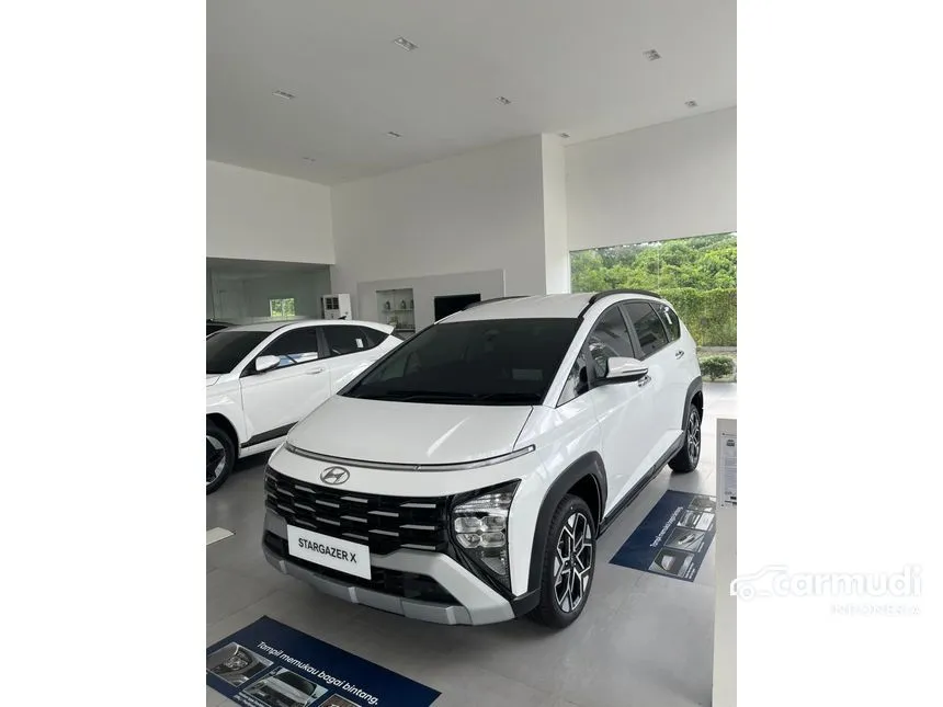 Jual Mobil Hyundai Stargazer X 2024 Prime 1.5 di Jawa Tengah Automatic Wagon Hitam Rp 301.400.000
