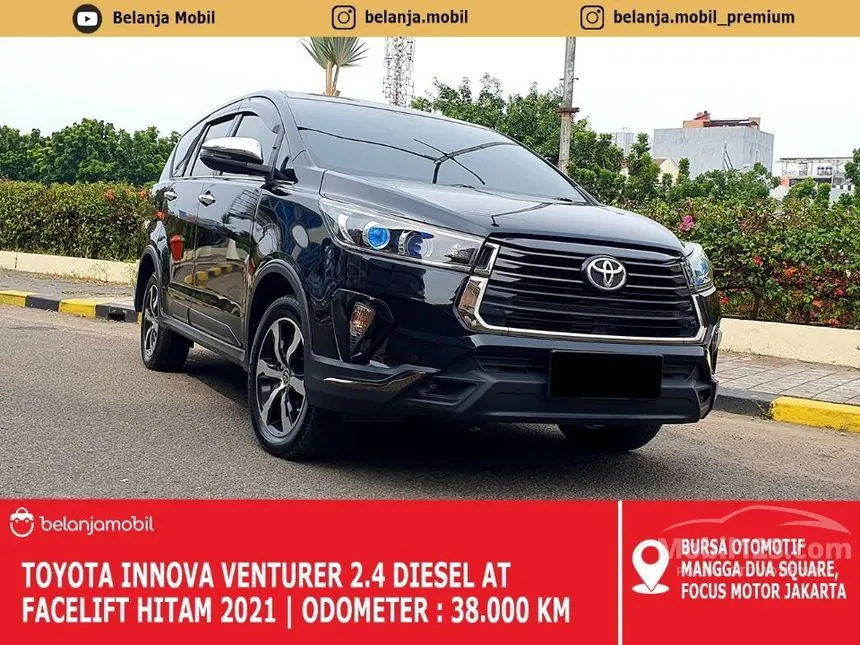 Jual Mobil Toyota Kijang Innova 2021 Venturer 2.4 di DKI Jakarta Automatic MPV Hitam Rp 449.000.000