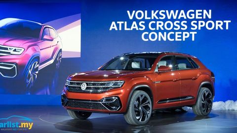 New York 2018: Volkswagen Debuts Atlas Cross Sport Concept - PHEV, 355 hp