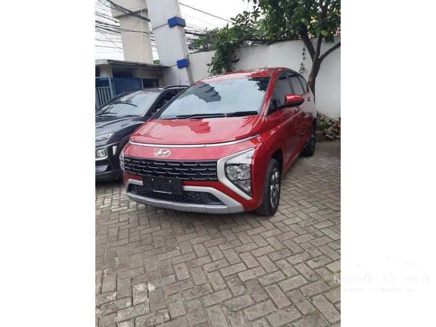 Jual Mobil Hyundai Stargazer 2024 Prime 1.5 di Jawa Barat Automatic Wagon Marun Rp 295.000.000