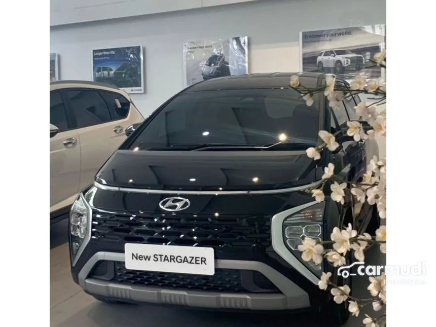 Jual Mobil Hyundai Stargazer 2024 Prime 1.5 di Banten Automatic Wagon Hitam Rp 258.000.000