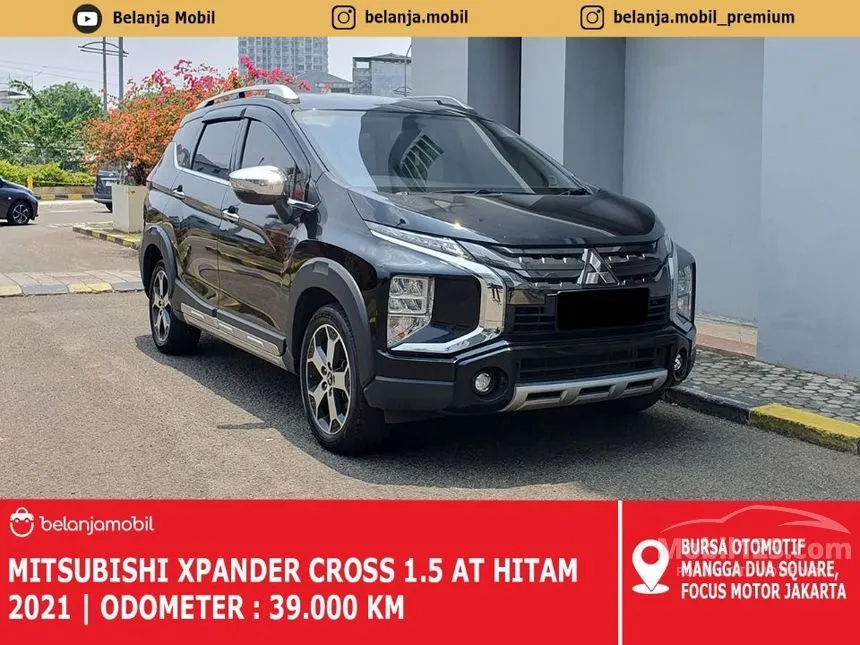 Jual Mobil Mitsubishi Xpander 2021 CROSS 1.5 di Jawa Barat Automatic Wagon Hitam Rp 229.000.000