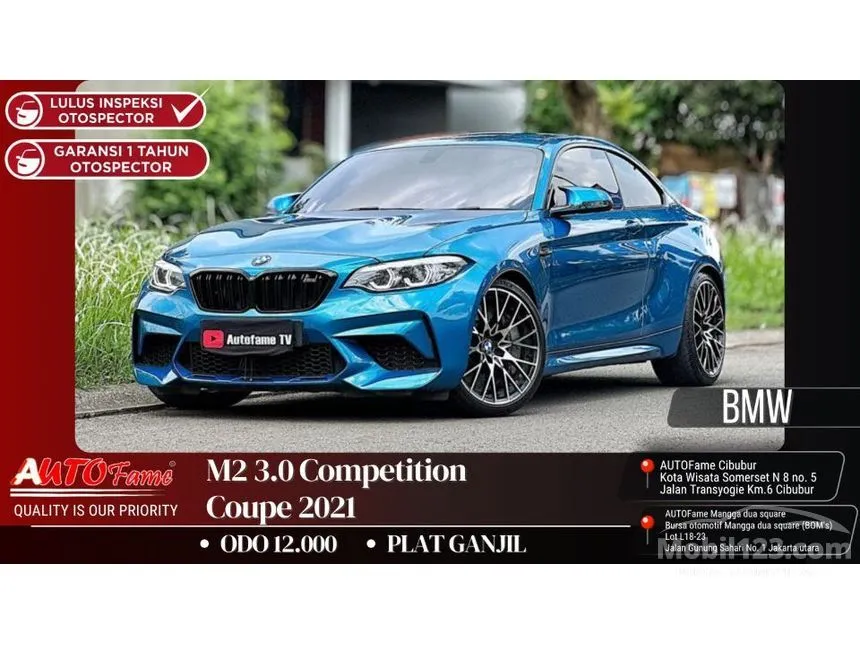 Jual Mobil BMW M2 2021 Competition 3.0 di DKI Jakarta Automatic Coupe Biru Rp 1.285.000.000