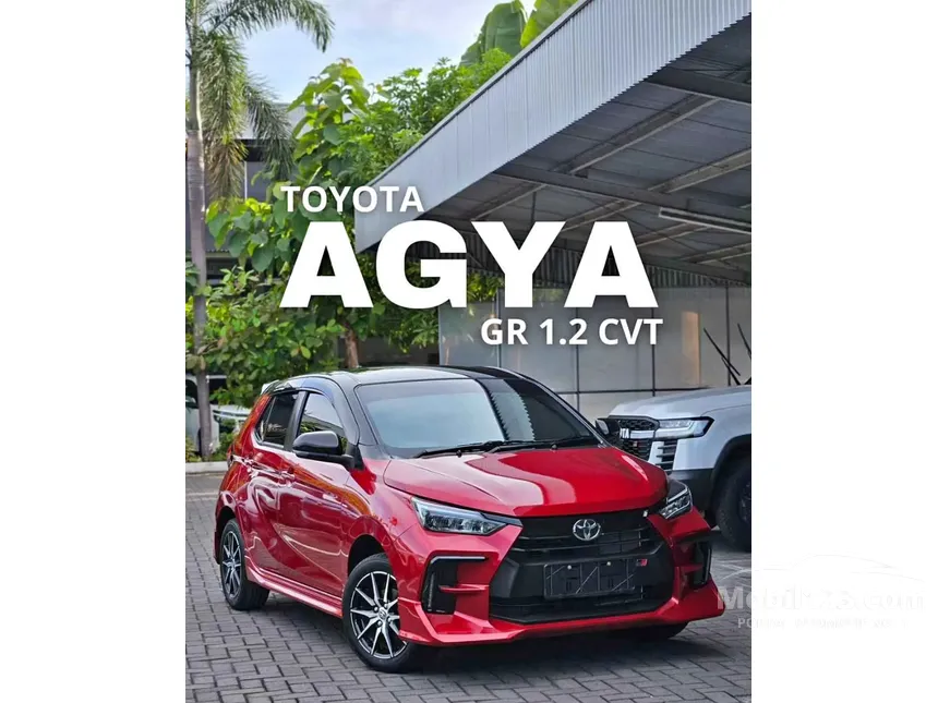 Jual Mobil Toyota Agya 2024 GR Sport 1.2 di Jawa Barat Automatic Hatchback Merah Rp 259.300.000