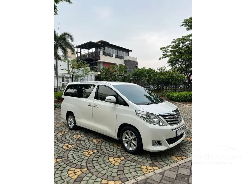 Jual Mobil Toyota Alphard 2013 G 2.4 di Banten Automatic MPV Putih Rp 315.000.000