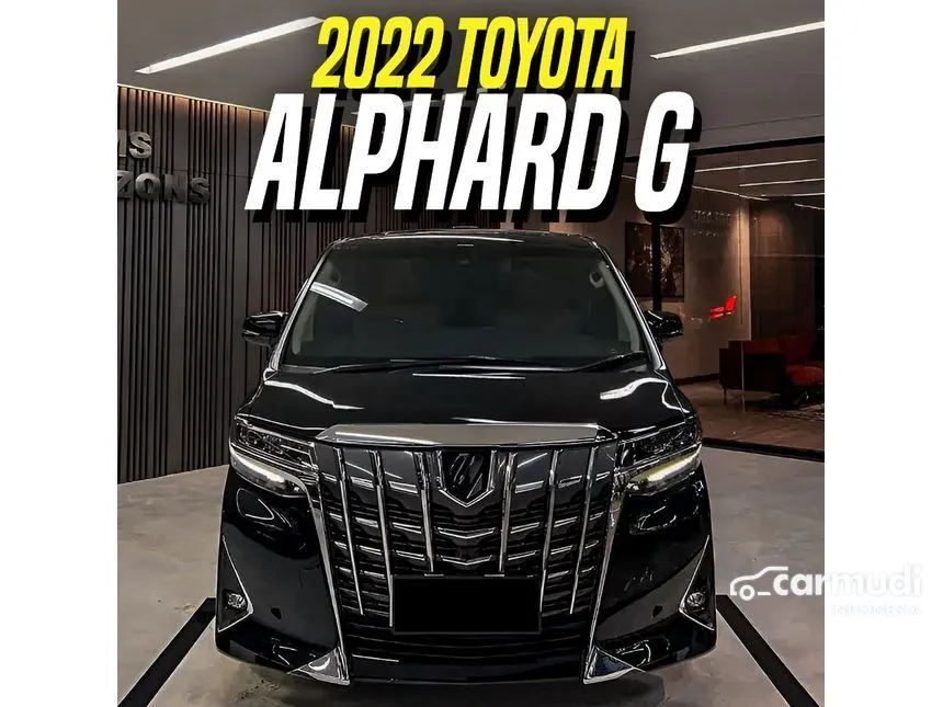 Jual Mobil Toyota Alphard 2022 G 2.5 di DKI Jakarta Automatic MPV Hitam Rp 1.050.000.000