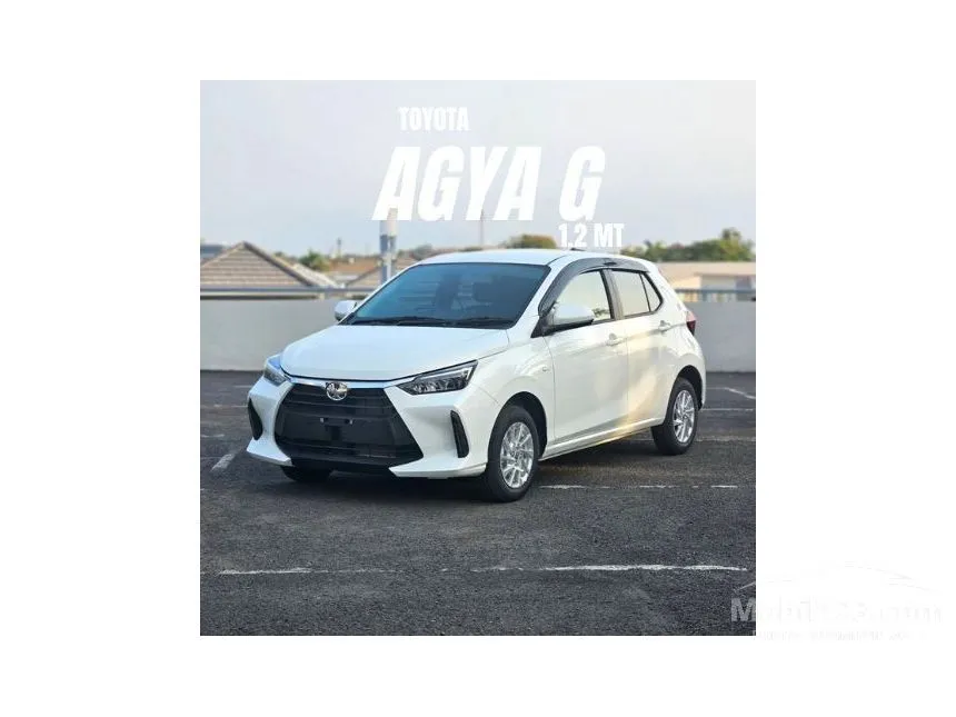 Jual Mobil Toyota Agya 2025 G 1.2 di Banten Manual Hatchback Putih Rp 166.000.000